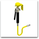 Stay-Open Drench Hose Wall Mounted