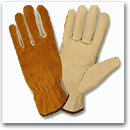 Grain & Split Cowhide Driver's Gloves
