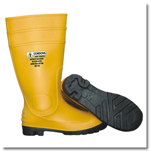 Yellow PVC Boots: 13-361