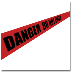 Danger Do Not Enter/Red: 12-745D2